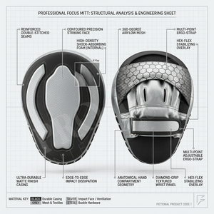 Equipo de Entrenamiento Resistente para MMA, Guantes de Boxeo Profesional, Manoplas de Enfoque con Espuma Absorbente de Impactos y Agarre Ergonómico - Product Image 2