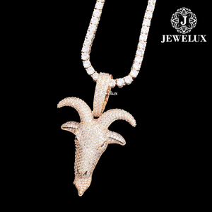 Colgante de Plata 925 de Primera Calidad, Estilo Hip Hop, Joyería de Lujo de Moda, Precio de Exportación Disponible - Product Image 3