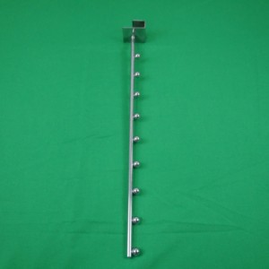 Premium Stainless Steel Display <b>Hooks</b> 300mm Chrome Plated Industrial Wall Mount with 6mm Wire Diameter Durable Design OneTech - Product Image 4