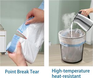 ถุงขยะ ถุงขยะแบบมีเชือกผูก ถุงพลาสติกแบบติดผนัง ถุงใส่ขยะ - Product Image 3