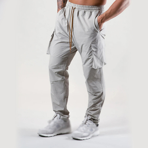 2026 Gym Fitness Muscle Sports Sweatpants Men's Fitness Brothers <b>Overalls</b> Trousers Thin Elastic Leggings Running Training Pants - Product Image 6