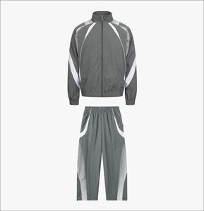 Ensemble coupe-vent décontracté d'hiver OEM pour hommes JUZEE SPORTS JS-WS-047, survêtement en nylon, veste de sport zippée, respirante, haute qualité - Product Image 1