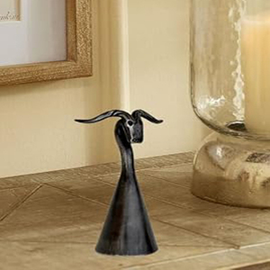 Apagavelas de Hierro Forjado con Cabeza de Animal, Hecho a Mano, Regalo para Amantes de las Velas, Estilo Clásico Vintage - Product Image 2