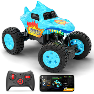 รถบังคับวิทยุความเร็วสูง RC Spiker Stunt Car 2.4GHz 4WD ขับเคลื่อนสี่ล้อ สำหรับวิ่งออฟโรด พร้อมระบบหมุนได้ 360 องศา ควบคุมผ่านแอพพลิเคชั่น สำหรับเด็ก - Product Image 4