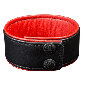Brazalete de Cuero Ancho con Ribete para Hombre, 500g, Cinco Colores Disponibles, Cuero Genuino Premium, Ajuste Ajustable, Marca Personalizada, Ropa de Club - Product Image 2