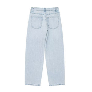 Custom <b>Men</b> Outfit Baggy Fit Dark Blue <b>Jeans</b> Pants <b>Jeans</b> for <b>Men</b> Light Blue Boys Baggy <b>Jeans</b> Stylish Washed Out Light Blue <b>Jeans</b> - Product Image 2