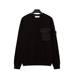 เสื้อสเวตเชิ้ตผ้าฟลีซแบบเรียบ รุ่นใหม่ปี 2026 แขนยาว คอกลม มีกระเป๋า สำหรับผู้ชาย สวมใส่สบายๆ แนวสปอร์ต เป็นมิตรกับสิ่งแวดล้อม เหมาะสำหรับฤดูใบไม้ผลิ - Product Image 3