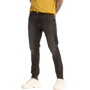 Best Quality Men's Denim Jeans Pants Factory-Made Casual Style Dark Wash Lightweight Straight Pattern Mid Waist Winter 100% - Product Image 1