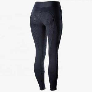 Leggings d'équitation noirs pour femmes, pantalons d'équitation, collants, jodhpurs, taille élastique, taille haute, longueur intégrale - Product Image 1