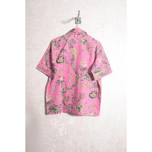 Ensemble de pyjama en coton imprimé à la main en Inde pour femmes, ensemble de pyjama à manches courtes, vêtements de nuit doux pour l'été - Product Image 3