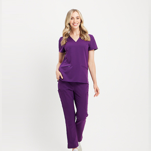 Wholesale Hot Selling Custom Color Design <b>Plus</b> <b>Size</b> Heavyweight Breathable Short Sleeve Women's Hospital Use - Product Image 2