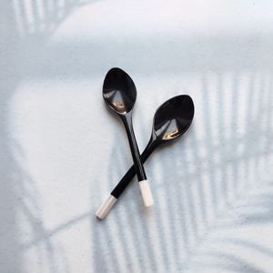 Las cucharas de cuerno de búfalo natural más vendidas del año 2026, comúnmente utilizadas para comer caviar, servir ensaladas y degustar platos finos. - Product Image 4
