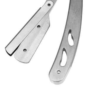 มีดโกนหนวดตรงแบบมืออาชีพสำหรับช่างตัดผม |   มีดโกนพับได้ สแตนเลสสตีล ใบมีดตรง สำหรับร้านเสริมสวย - Product Image 5