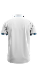 เสื้อยืดลำลองผู้ชายแบบสั่งทำพิเศษ ผ้าโพลีเอสเตอร์ 100% พิมพ์ลายแบบระเหิดด้วยความร้อน ผ้าถักเจอร์ซีย์ลายทาง ติดกระดุมด้านหน้า แขนสั้น - Product Image 3