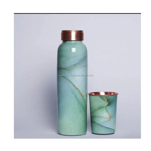 ขวดน้ำทองแดงทำมือสำหรับใช้ในบ้าน สำนักงาน และการเดินทาง ช่วยเสริมการดื่มน้ำประจำวันและนิสัยการใช้ชีวิตเพื่อสุขภาพ - Product Image 6