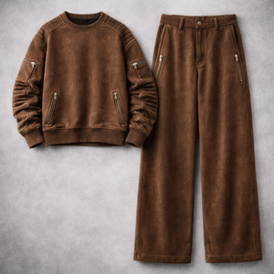 Chándal de Invierno Unisex Personalizado Inspirado en Motociclistas, Tejido de Forro Polar Transpirable, con Sudadera con Capucha, Camiseta y Estilo Urbano - Product Image 2