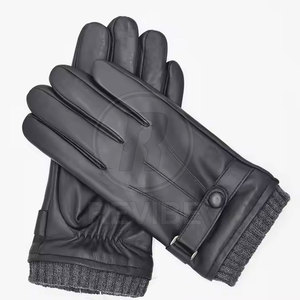 High Quality Breathable <b>Touch</b> <b>Screen</b> Leather <b>Gloves</b> with Fur Lining Winter Warm Daily Use Eco-Friendly <b>Gloves</b> - Product Image 2