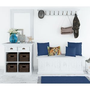 Nuevas alfombras de acuarela con diseño de vida silvestre Lion 2956 de 12Hx16W, lavables, para interiores/exteriores, cojín decorativo para sofá, cama, patio, para interiores y exteriores - Product Image 3