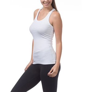 เสื้อกล้ามลำลองผู้หญิง ทรงเข้ารูป เนื้อผ้านุ่ม ระบายอากาศดี เหมาะสำหรับออกกำลังกาย โยคะ ฟิตเนส ชุดกีฬา จากผู้ผลิต - Product Image 2