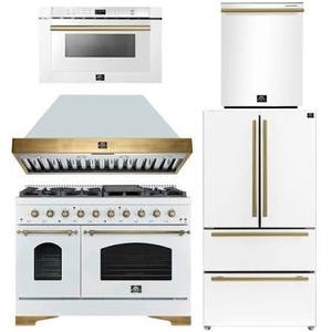 Guaranteed Deal_48 Dual Fuel Range Range Hood 36 Refrigerator with Ice Maker Dishwasher and 24 Microwave Drawer - Product Image 3
