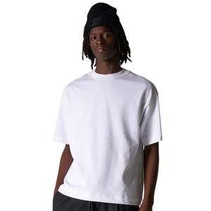 Camiseta Blanca Lisa de Algodón de Manga Corta para Hombre, Cuello Redondo, Estilo Casual Básico, Tallas Grandes, Venta al por Mayor, Suministro OEM - Product Image 5