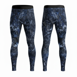 Leggings de compression à motif camouflage intégral pour l'été, pantalons de sport très extensibles, légers et décontractés pour la course et le fitness - Product Image 4
