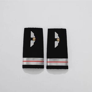 High Quality Custom 3D Printed Star Lace Canvas Fabric <b>Button</b> <b>Badge</b> Shoulder Epaulettes with Custom Shape & Size for Garment Use - Product Image 3