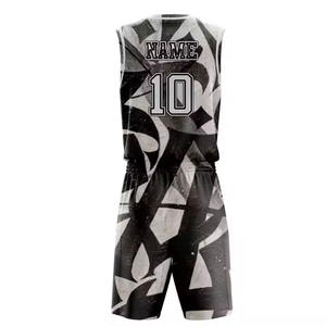 Uniforme de basketball réversible en polyester par sublimation, vente en gros, vêtements de sport avec logo, nom et numéro personnalisés - Product Image 4