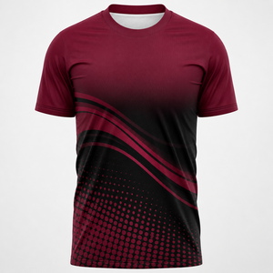 Camiseta con estampado de puntos degradados para hombre de secado rápido |   Camiseta Deportiva Sublimada Personalizada - Product Image 5