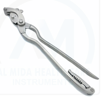 Pince de réduction orthopédique manuelle 28 cm à mâchoires à cliquet en acier inoxydable chirurgical, ouverture max. 60 mm