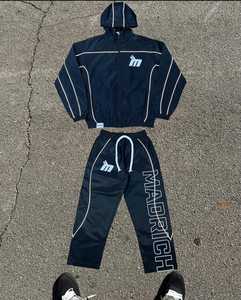 Conjunto Deportivo Rosa Personalizado para Niñas, Chaqueta con Capucha y Cremallera, Pantalones Largos, Transpirable, Estilo Deportivo, Ropa de Primavera - Product Image 3