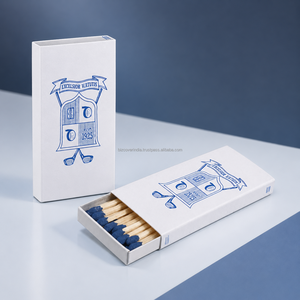 Allumettes promotionnelles indiennes tendance – Allumettes de sécurité en gros abordables avec impression de logo personnalisé pour les acheteurs Alibaba - Product Image 2