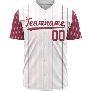 Uniformes de Béisbol Sublimados Hechos a Medida, Conjuntos de Ropa Deportiva de Tela de Poliéster/Algodón, Alta Calidad, Transpirable, Antibacteriano, Anti-UV - Product Image 4