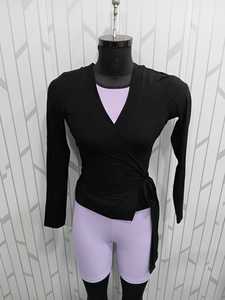 Top Corto Moderno y Elegante para Mujer, Estampado/Color Liso, Ecológico, Antipilling, Transpirable, Tejido Comprimido, Lavado - Product Image 2