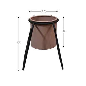 Soporte Moderno para Plantas de Metal con Acabado en Polvo para Uso en Interiores, Soporte de Escritorio para Plantas, Estilo Minimalista - Product Image 2