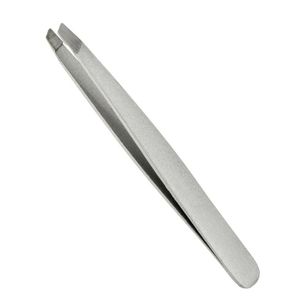 Professional Stainless Steel Slanted Tip <b>Eyebrow</b> Tweezers Precision <b>Hair</b> <b>Remover</b> Durable Eco-Friendly Reusable Classical Style - Product Image 5