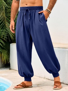 OEM ODM Custom Baggy Pants Premium Cotton Relaxed Fit Urban Fashion <b>Trousers</b> Manufacturer Supplier Factory Exporter Wholesale - Product Image 2