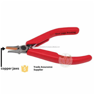 Alicates de Punta Plana QORVEX INSTRUMENTS de Alta Calidad, Acero Inoxidable con Mordazas de Cobre y Empuñaduras Revestidas de Cobre para Joyería, Ligeros - Product Image 3