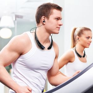 Auricolari Sportivi Wireless V5.0, Resistenti al Sudore, In-Ear con Fascia Magnetica da Collo, Stereo, Bassi Profondi, Comodi per lo Sport - Product Image 6