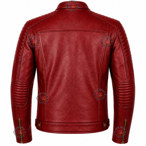 premium cowhide leather motorcycle riding <b>jacket</b> biker street racing motocross <b>cycling</b> motorbike apparel custom Lazib supplier - Product Image 4