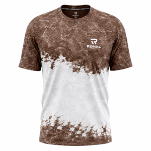 Camisetas Extra Grandes 100% Algodón para Hombre, Color Personalizado, Lavado Ácido con Efecto Desgastado, Transpirables, Cuello Redondo, Diseño Liso, Tallas Grandes, Alta Calidad - Product Image 1