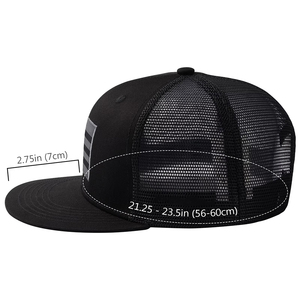 Mesh Baseball Cap For Unisex Vintage Trucker <b>Hat</b> Black Color Breathable Waterproof Outdoor Casual Sports Cap - Product Image 5