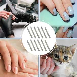 Lima de Uñas Zebra Extra Fuerte para Uñas Artificiales, Limas de Uñas de Acero Inoxidable Ultra Finas, Rectas, de Modelado Rápido y Brillo Natural - Product Image 6