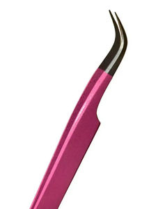 Pince à cils DANTRIC IMPLANTS avec logo personnalisé, Nano Grip 45, en acier inoxydable, antimagnétique, durable, pointe lisse 10 mm SP-895 pour cils - Product Image 5