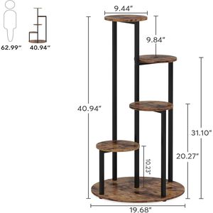 Mensole da Parete e Espositori Eleganti per Vasi, Decorazione per la Casa - Product Image 5