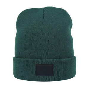 Wholesale Custom Logo Embroidery Streetwear Winter Warmth Solid Color Soft Knitted Beanie <b>Hats</b> for Men in Stock - Product Image 3