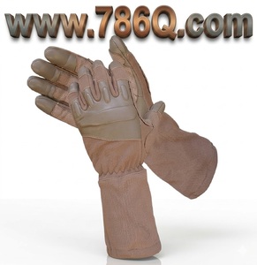 Gants tactiques d'extérieur coupe-feu en cuir résistant à la chaleur, gants de sécurité - Product Image 1