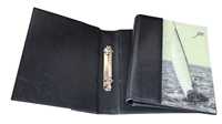 Porte-menu en cuir PU de haute qualité, durable, certifié ISO, avec logo personnalisé, plaqué nickel, pour hôtels et restaurants indiens M&Z