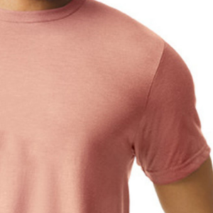 <b>Men's</b> Pink Short Sleeve T-Shirt Regular Fit Cotton Jersey O-Neck Casual Solid Color Breathable Knitted <b>Top</b> and affordable prices - Product Image 3