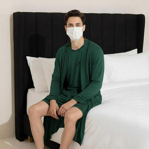 ชุดนอนดีไซน์โดดเด่นสำหรับผู้ชาย กางเกงวอร์มเอวสูงสำหรับออกกำลังกายและพักผ่อน มีกระเป๋า กางเกงออกกำลังกาย กางเกงนอนสำหรับผู้หญิง - Product Image 4